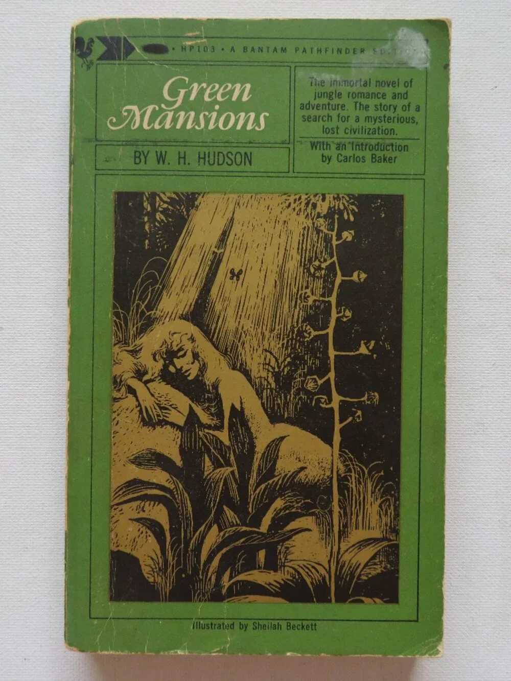 Green Mansions by W. H. Hudson 1965 Vintage Paperback Novel